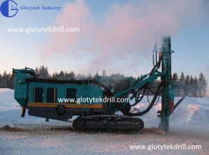 DE120 Air Compressor Built in Rock Drilling Machine